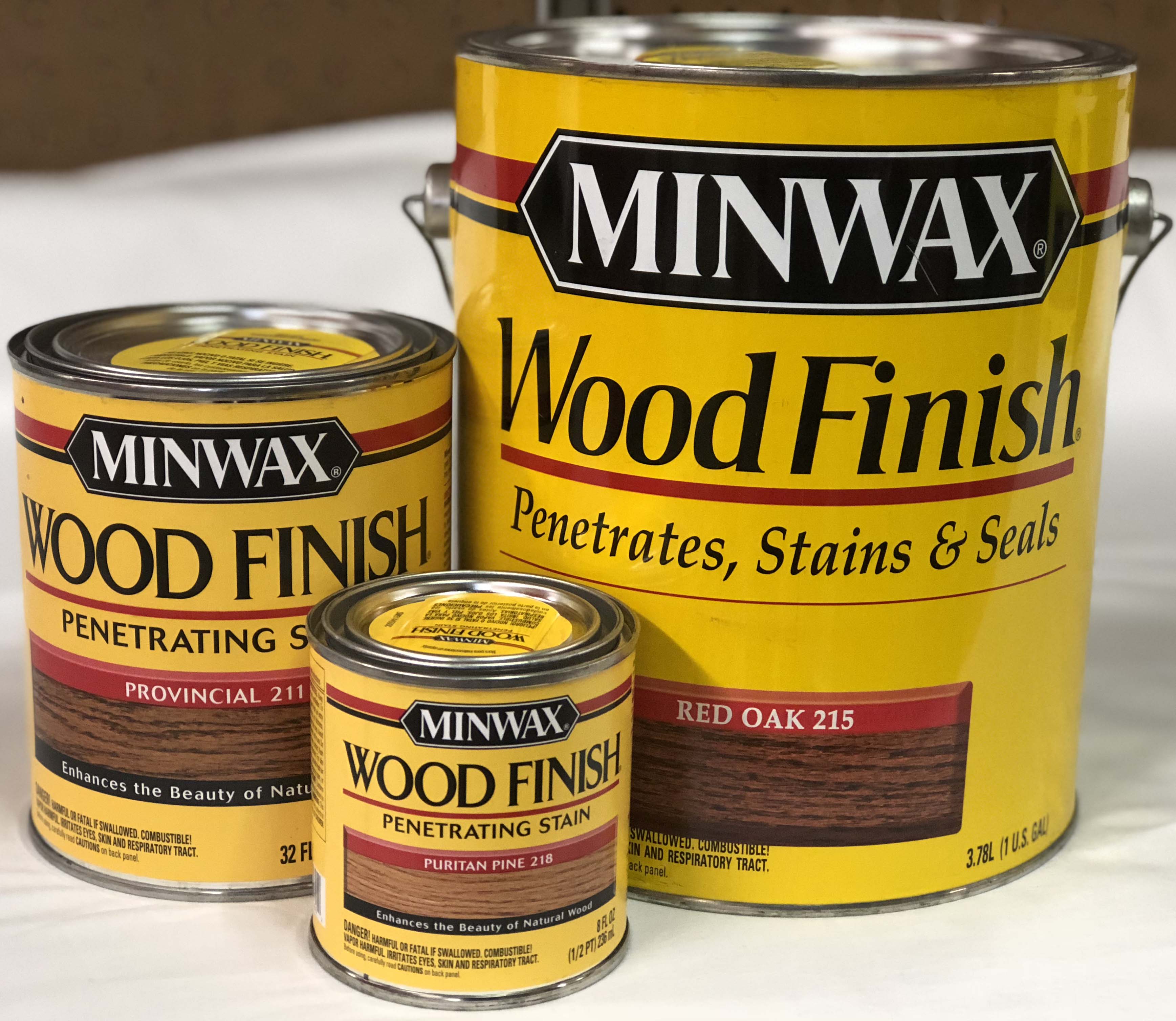 Minwax Wood Finish Oil-Based Golden Oak Semi-Transparent Interior Stain  (1-Gallon) in the Interior Stains department at
